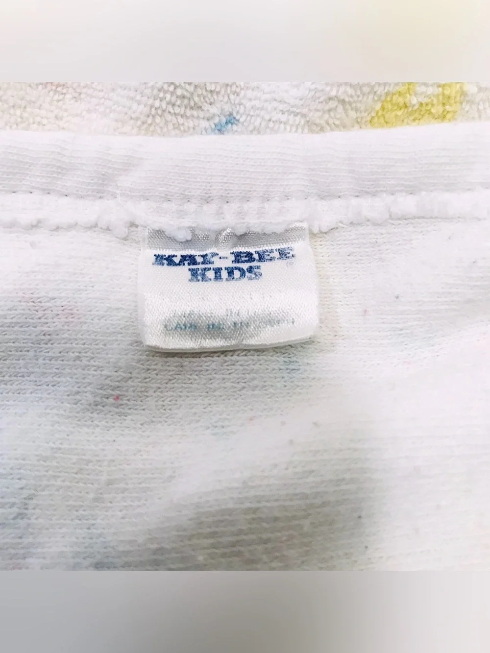 Kay Bee Vintage 87 Hooded Terry Baby Toddler Soft Combed Cotton Bath Towel 30X40